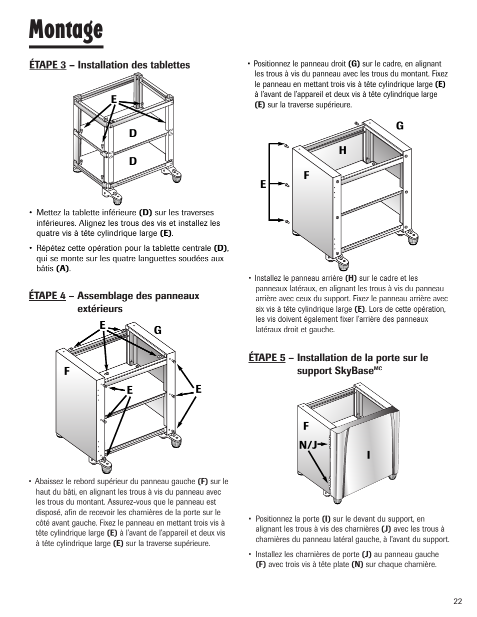 Montage | Maytag MBV1976AA User Manual | Page 23 / 48