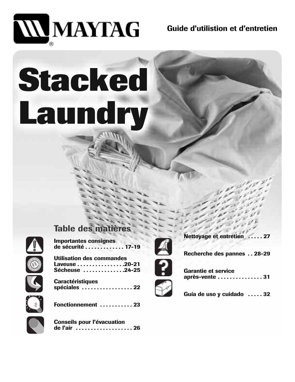 Maytag LSG7806AAE User Manual | Page 17 / 48