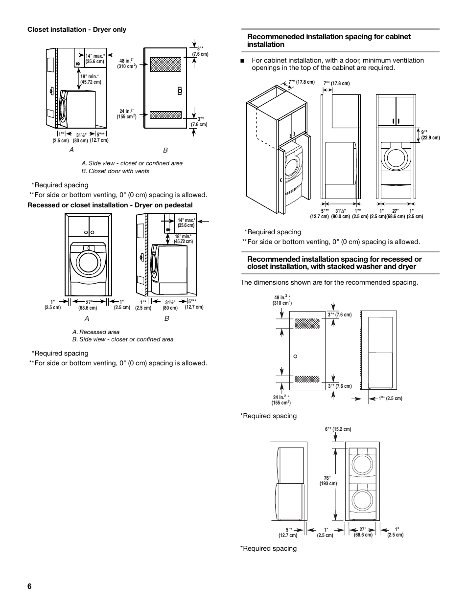 Maytag W10099070 User Manual | Page 6 / 76