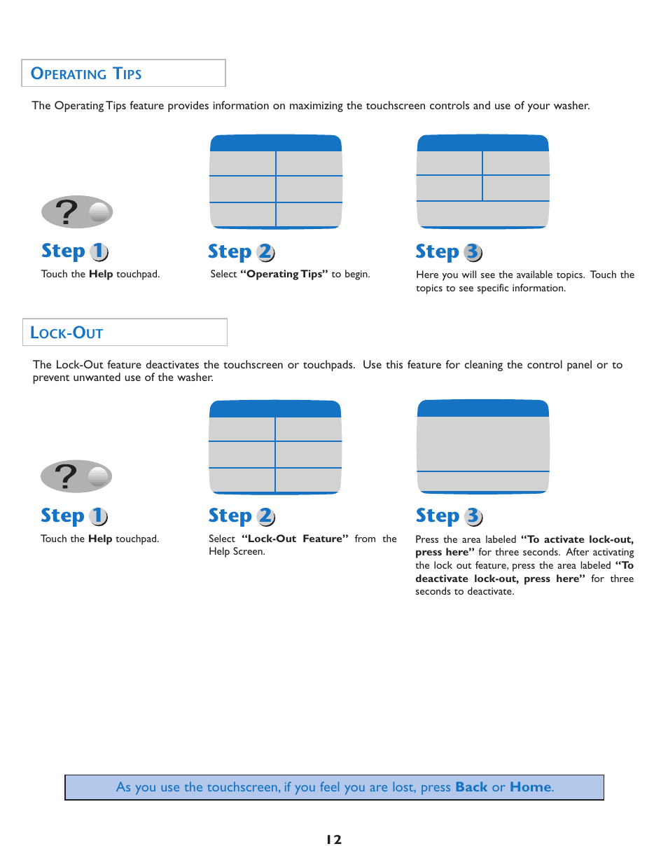 Step 1, Step 2, Step 3 | Step 1 step 2 | Maytag MAH7550AGW User Manual | Page 13 / 80