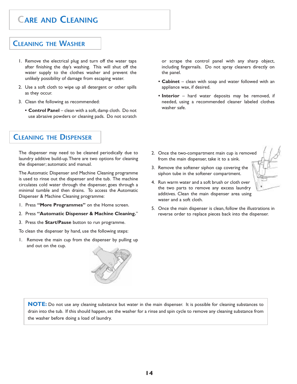 Are and, Leaning | Maytag MAH7550AGW User Manual | Page 15 / 80