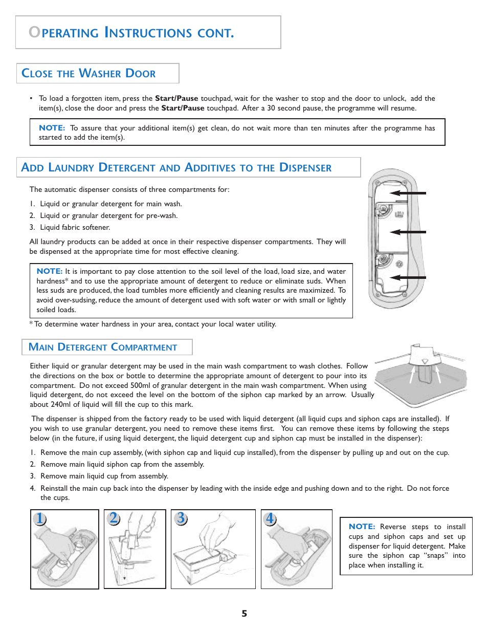 Perating, Nstructions cont | Maytag MAH7550AGW User Manual | Page 6 / 80