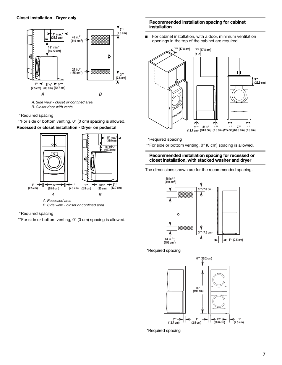 Maytag W10099060 User Manual | Page 7 / 76