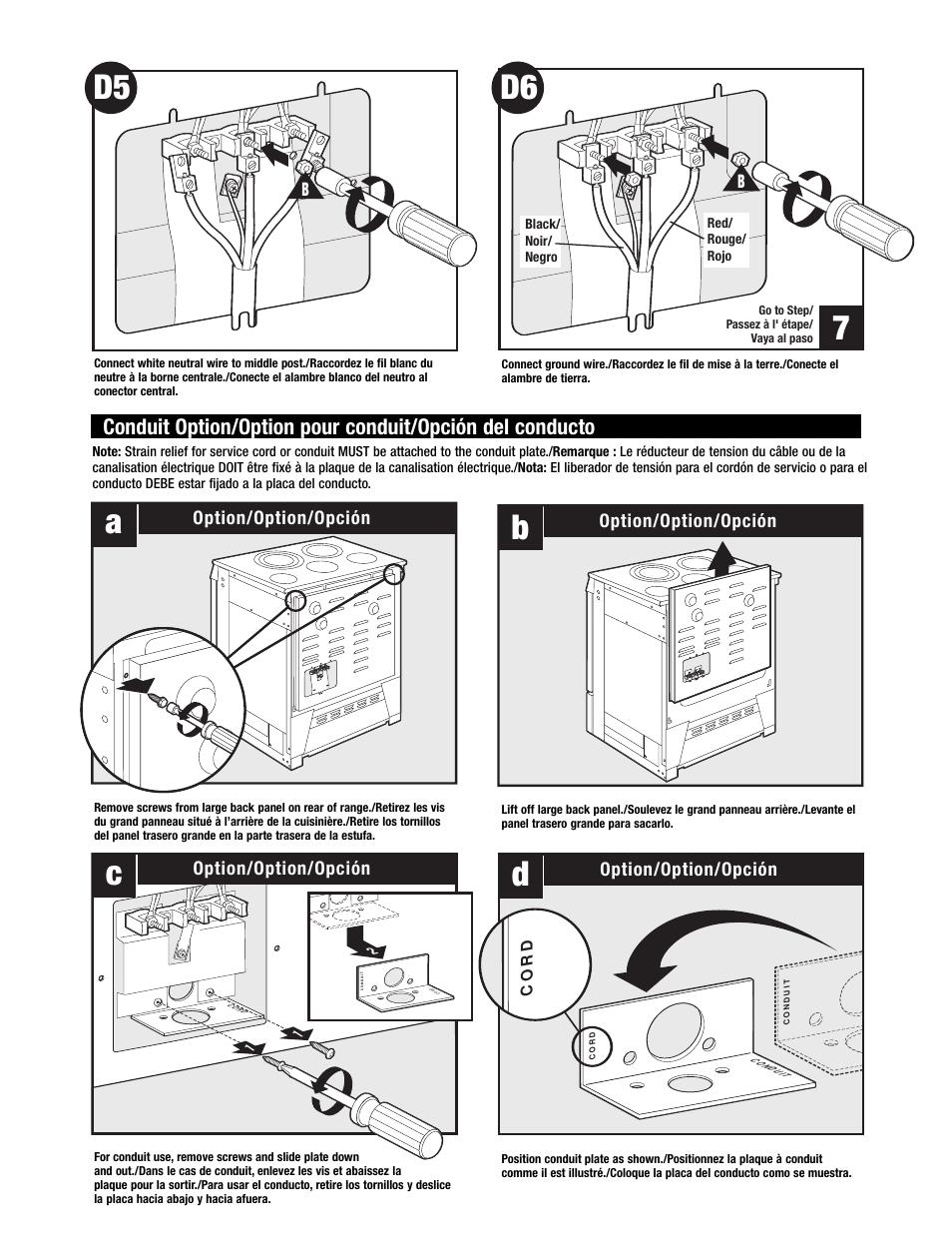 Option/option/opción | Maytag 8101P716-60 User Manual | Page 14 / 17