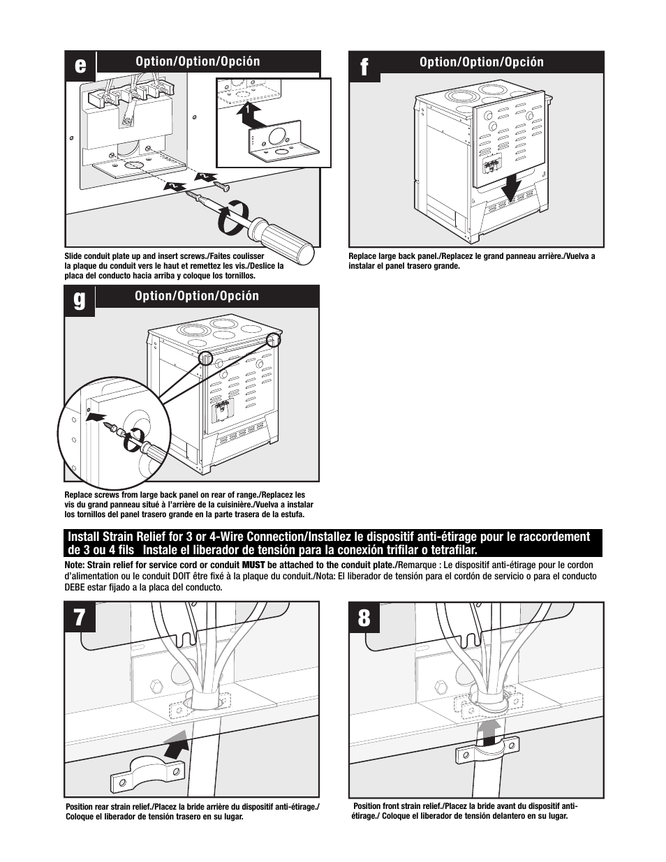 Option/option/opción | Maytag 8101P716-60 User Manual | Page 15 / 17