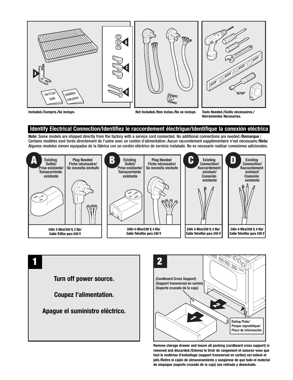 Ab c d | Maytag 8101P716-60 User Manual | Page 9 / 17