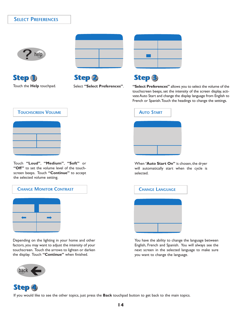 Step 1, Step 2, Step 4 | Step 3 | Maytag MD7500 User Manual | Page 15 / 20