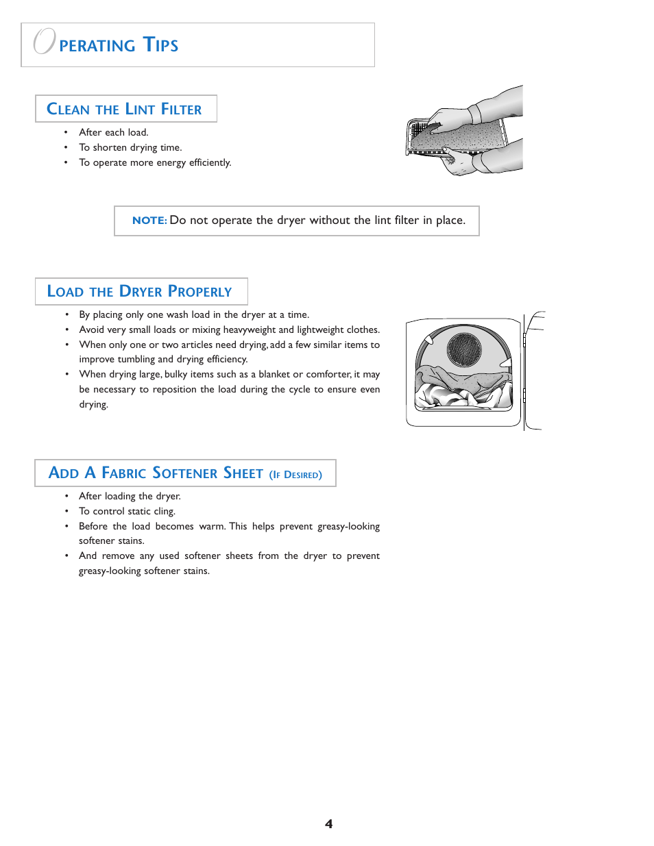 Perating | Maytag MD7500 User Manual | Page 5 / 20