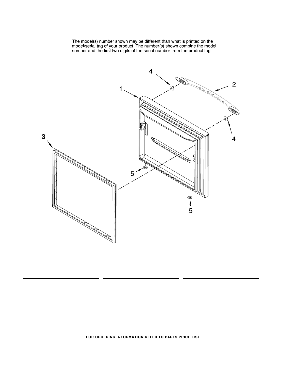 Freezer door, Freezer door parts | Maytag MBF1956KEB11 User Manual | Page 5 / 15