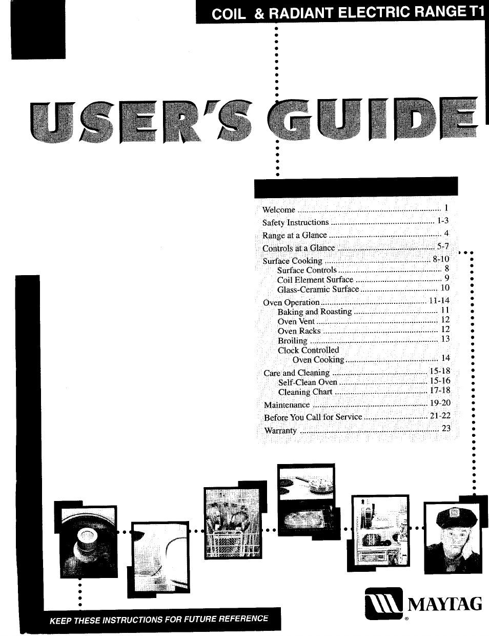Maytag T1 User Manual | 24 pages