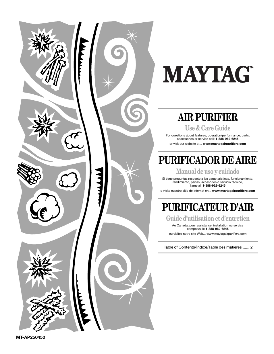 Maytag MT-AP250450 User Manual | 20 pages