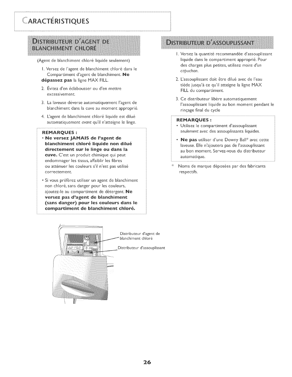 Pfôtssiii;itï:pri|ê, Caracteristiques | Maytag MAH-3 User Manual | Page 27 / 48