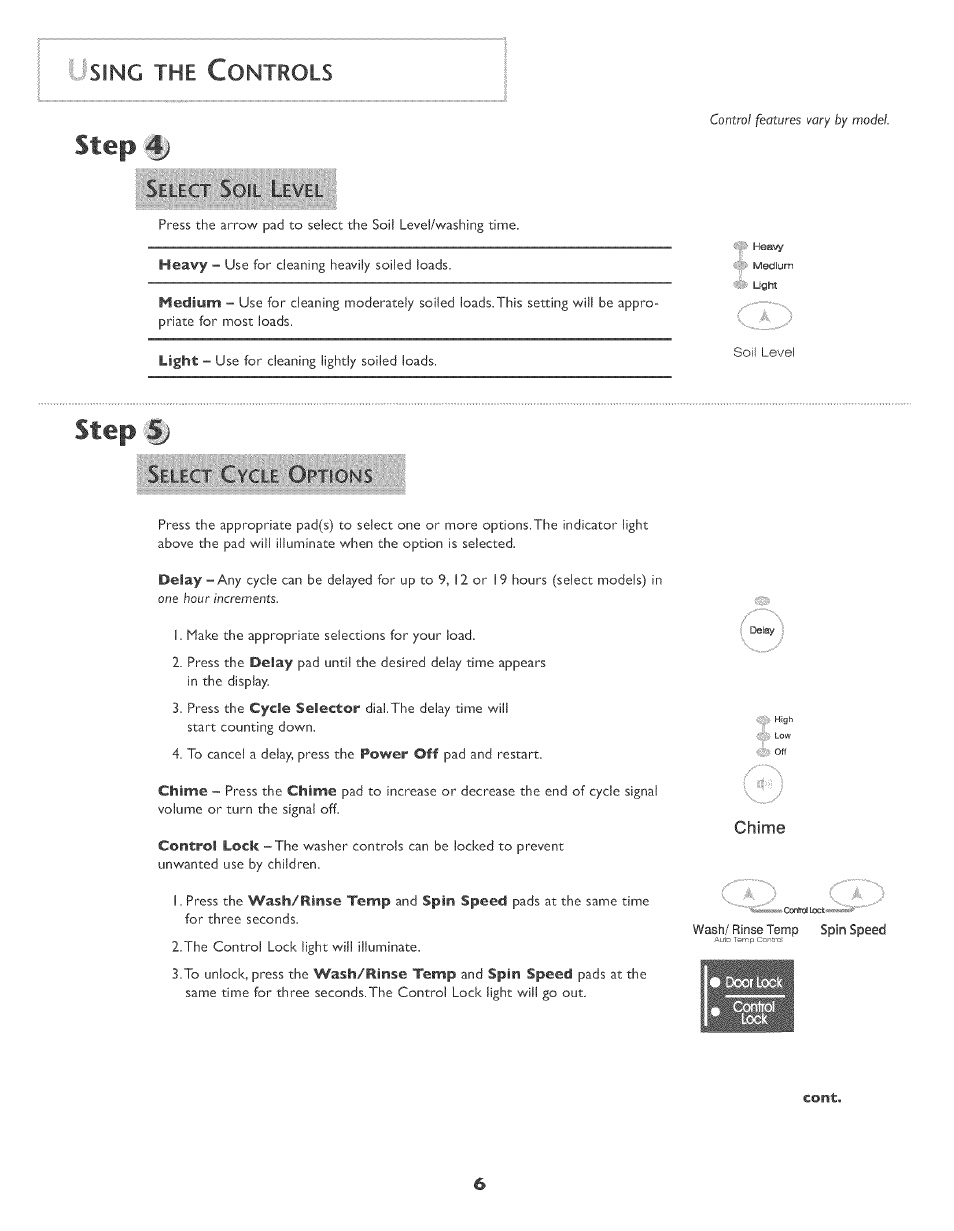 Step, Sing the c, Ontrols | Maytag MAH-3 User Manual | Page 7 / 48