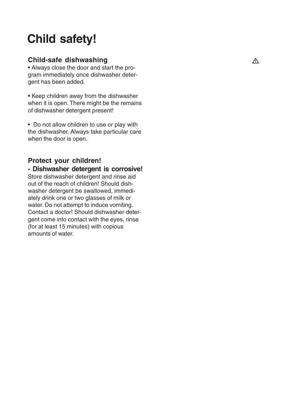Child safety | Maytag 661S/W User Manual | Page 7 / 36