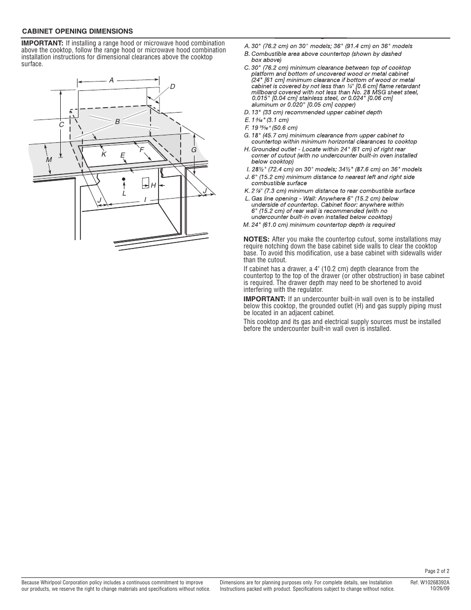 Maytag MGC7430W User Manual | Page 2 / 2