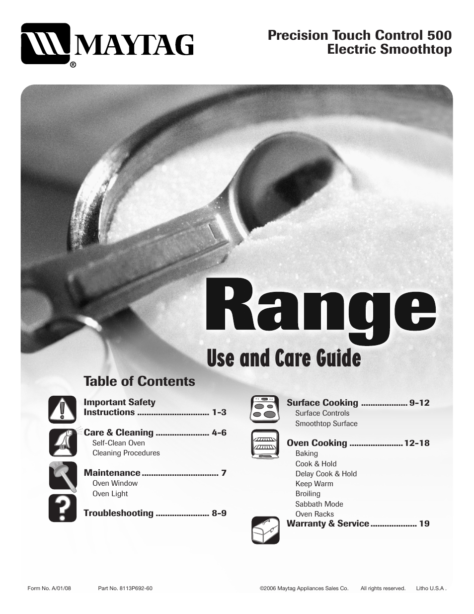 Maytag MER5765RAW User Manual | 20 pages