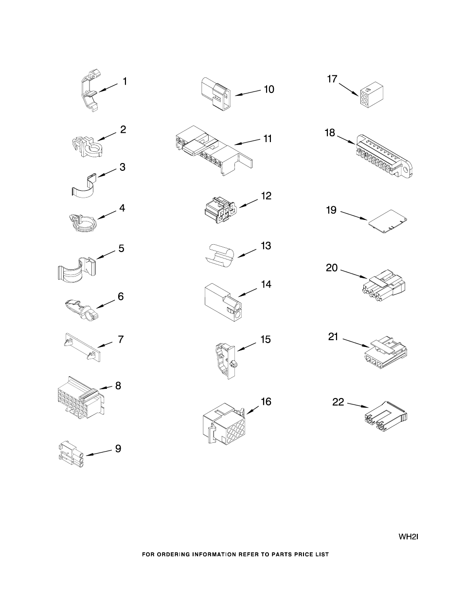 Wiring harness, Wiring harness parts | Maytag 3RLSQ8000JQ6 User Manual | Page 9 / 13