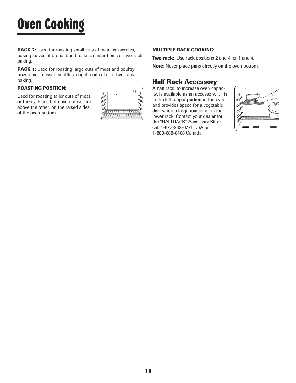 Oven cooking | Maytag 8113P448-60 User Manual | Page 19 / 88