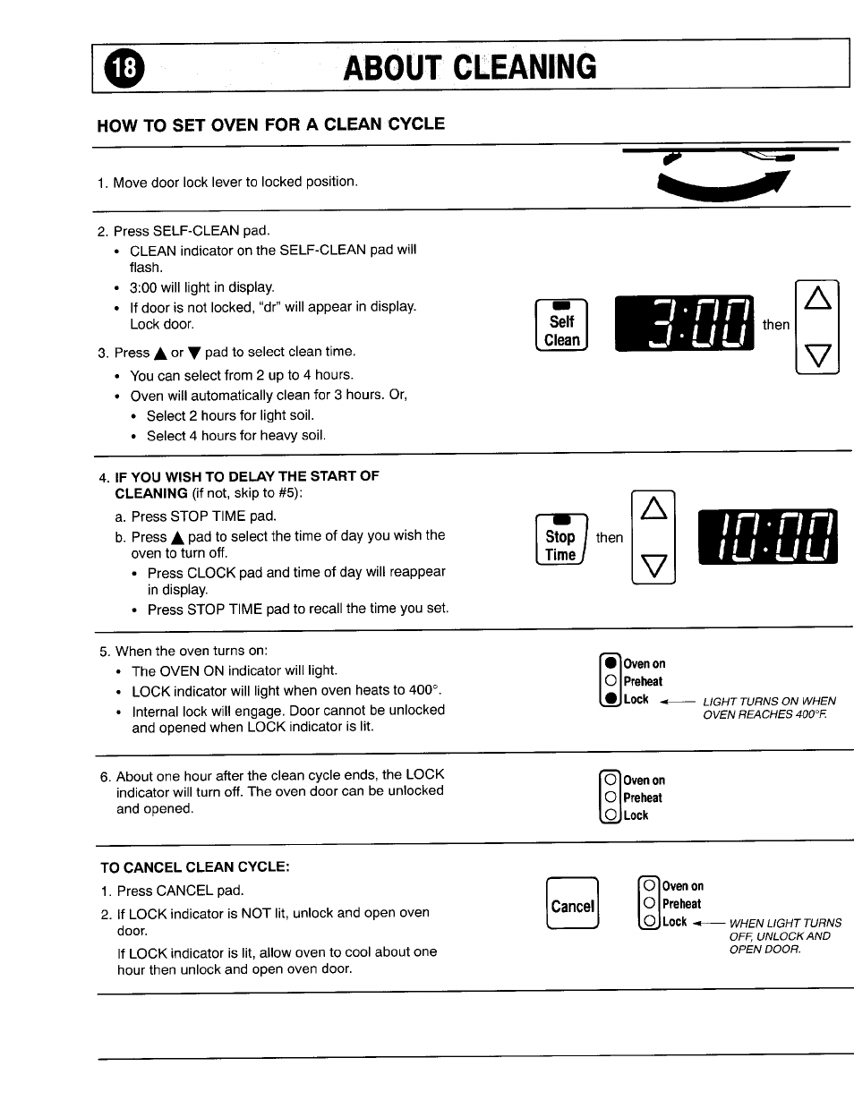 About cleaning, How to set oven for a clean cycle, Self | Clean, J u u | Maytag 8111P375-60 User Manual | Page 18 / 32