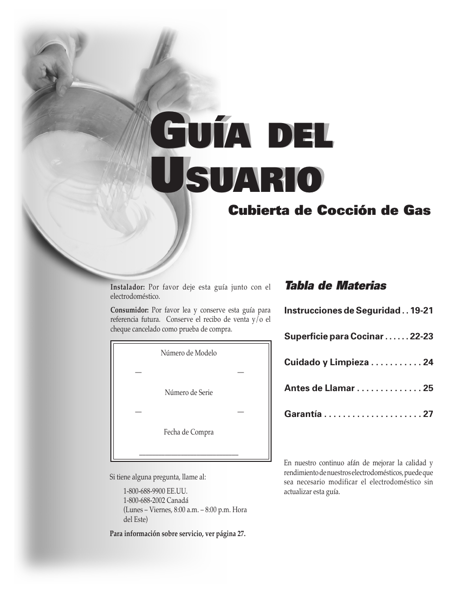 Suario | Maytag 8111P504-60 User Manual | Page 19 / 28