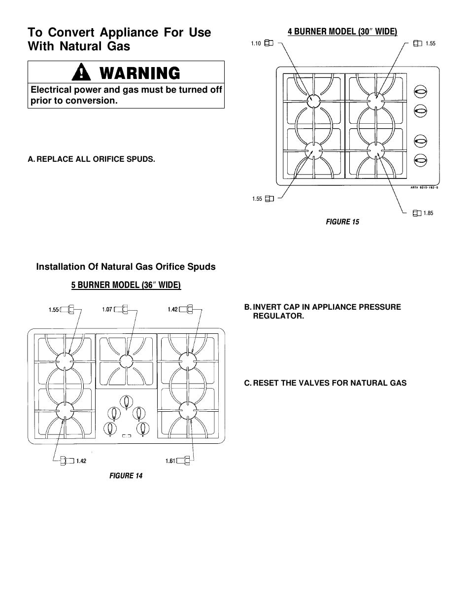 Maytag MGC5536 User Manual | Page 10 / 36