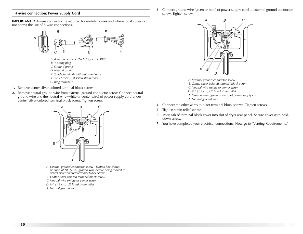 Maytag ELECTRIC DYER User Manual | Page 10 / 72