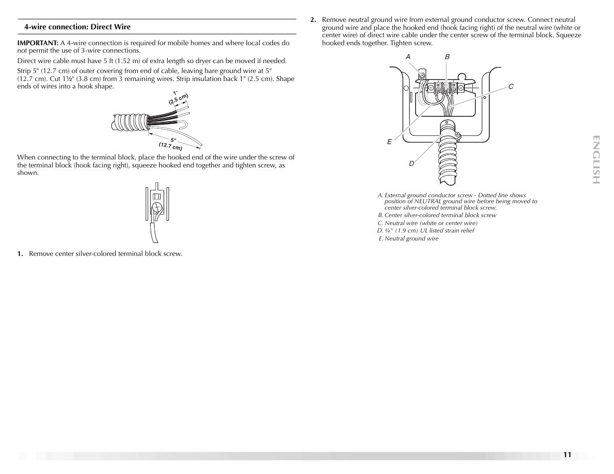 Maytag ELECTRIC DYER User Manual | Page 11 / 72