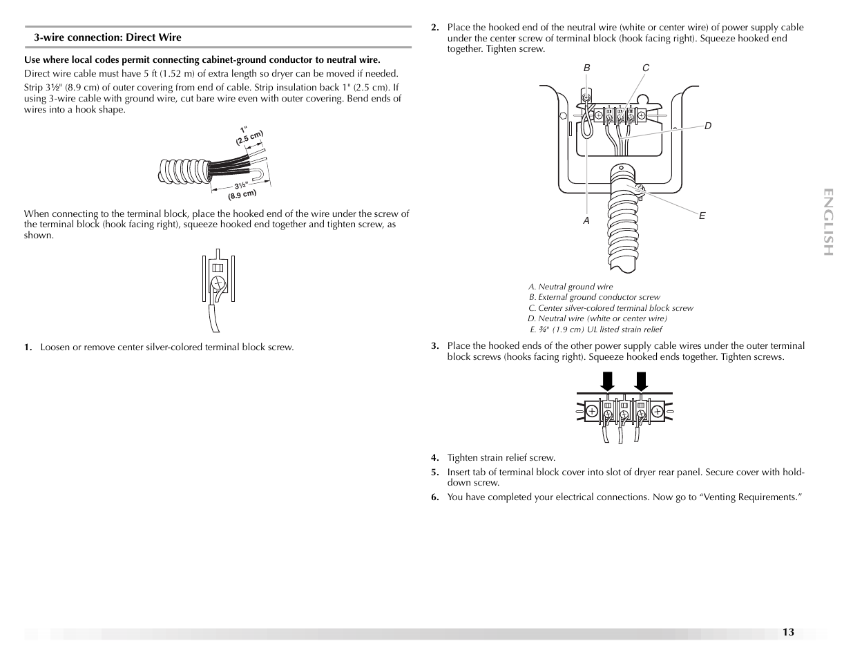 Maytag ELECTRIC DYER User Manual | Page 13 / 72