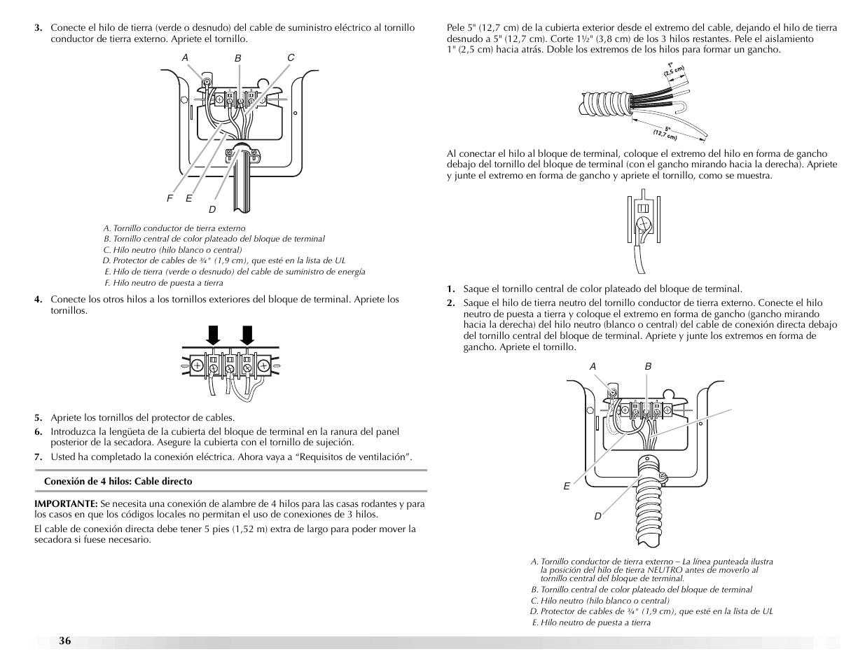 Maytag ELECTRIC DYER User Manual | Page 36 / 72