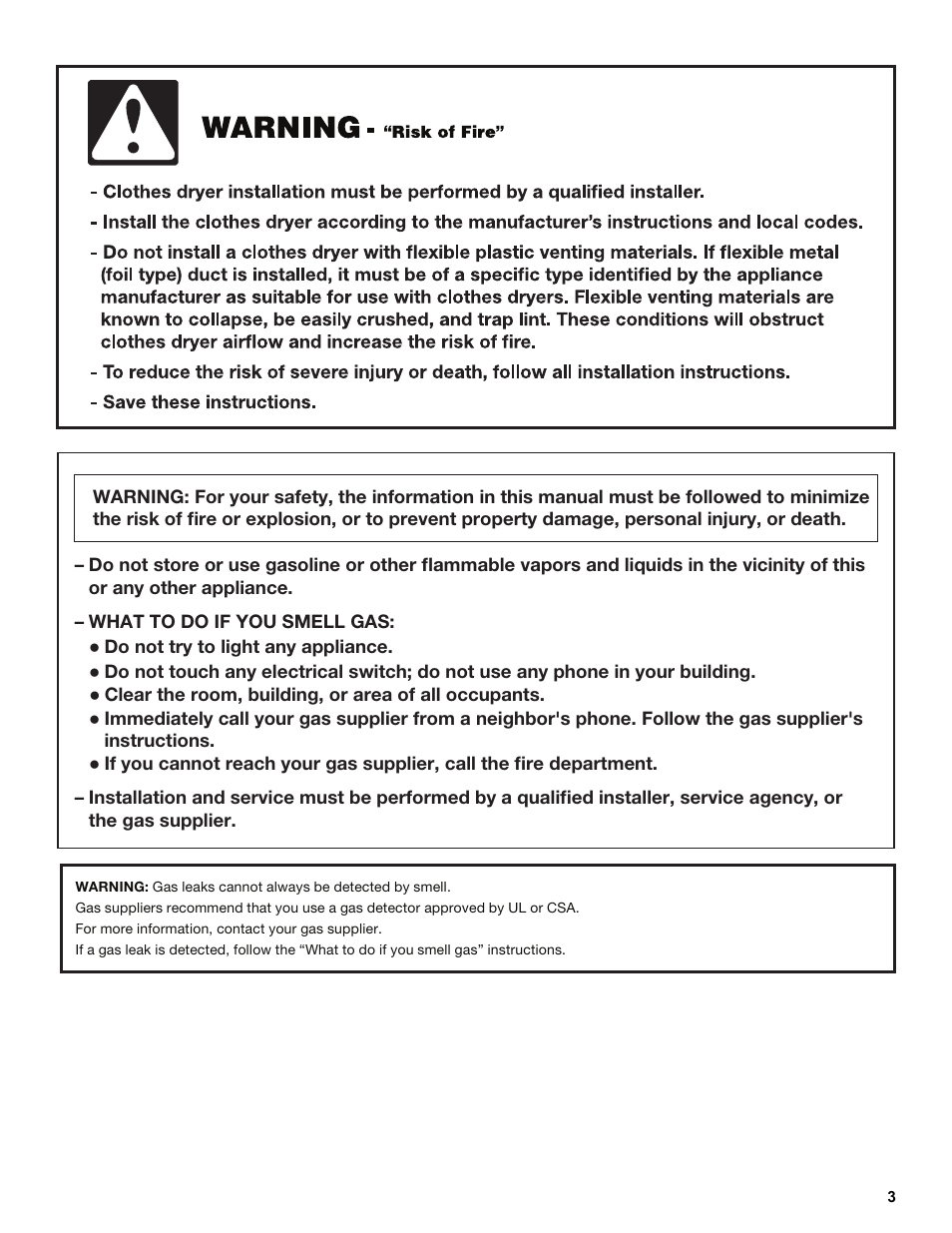 Maytag W10196552A User Manual | Page 3 / 40