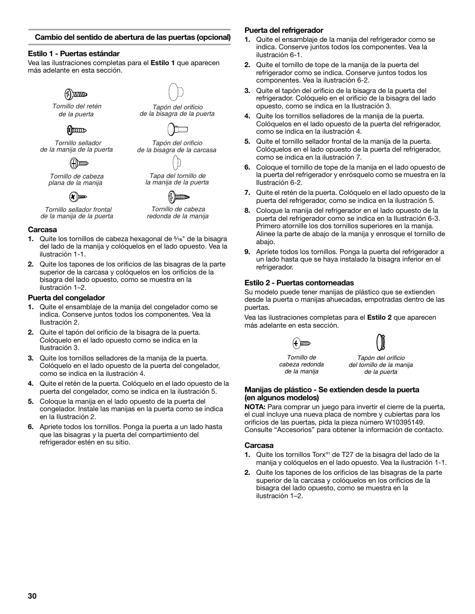 Maytag W10359302A User Manual | Page 30 / 74
