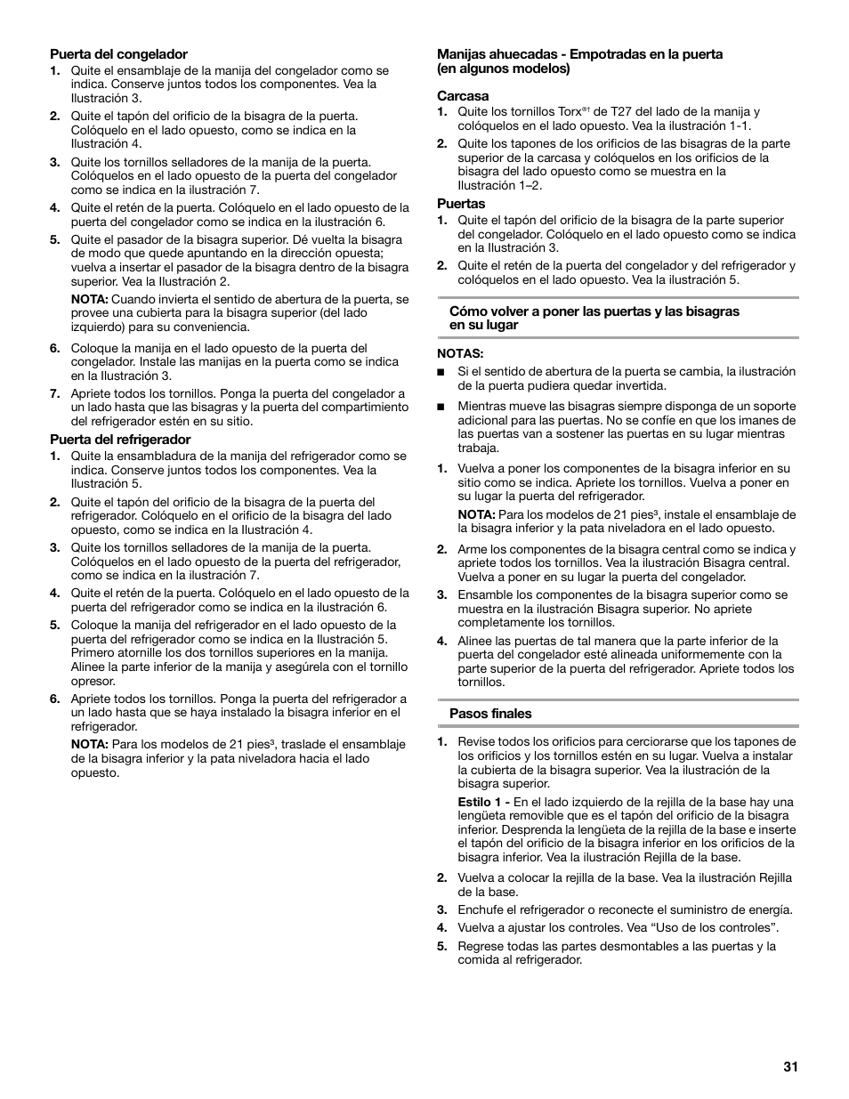 Maytag W10359302A User Manual | Page 31 / 74