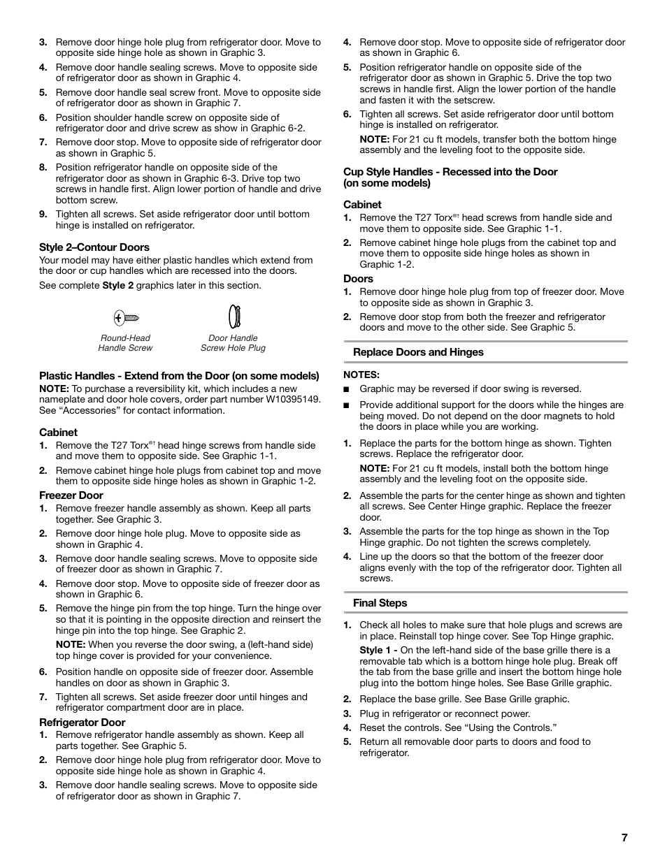 Maytag W10359302A User Manual | Page 7 / 74