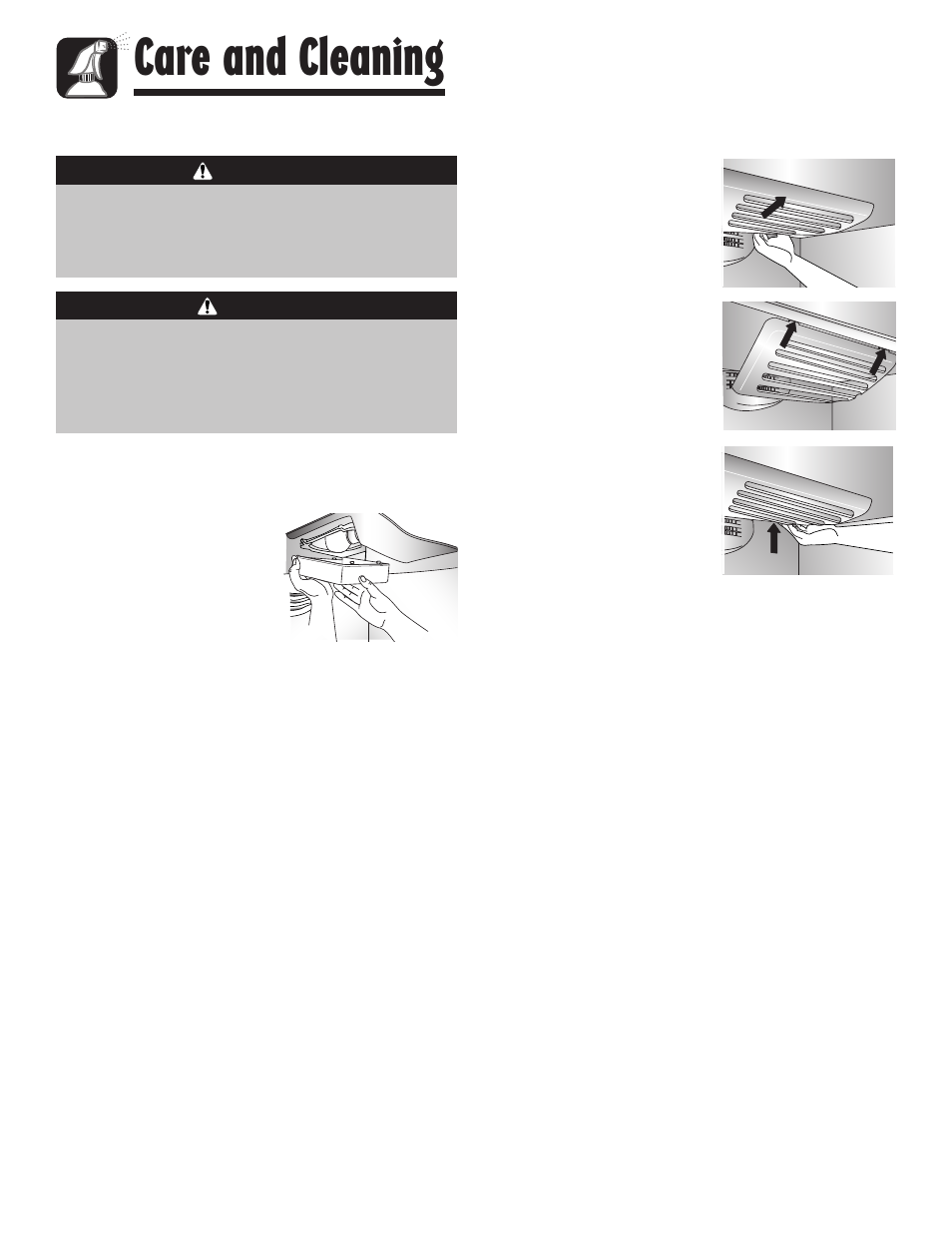 Care and cleaning, Replacing light bulbs | Maytag G32026PExx User Manual | Page 17 / 22