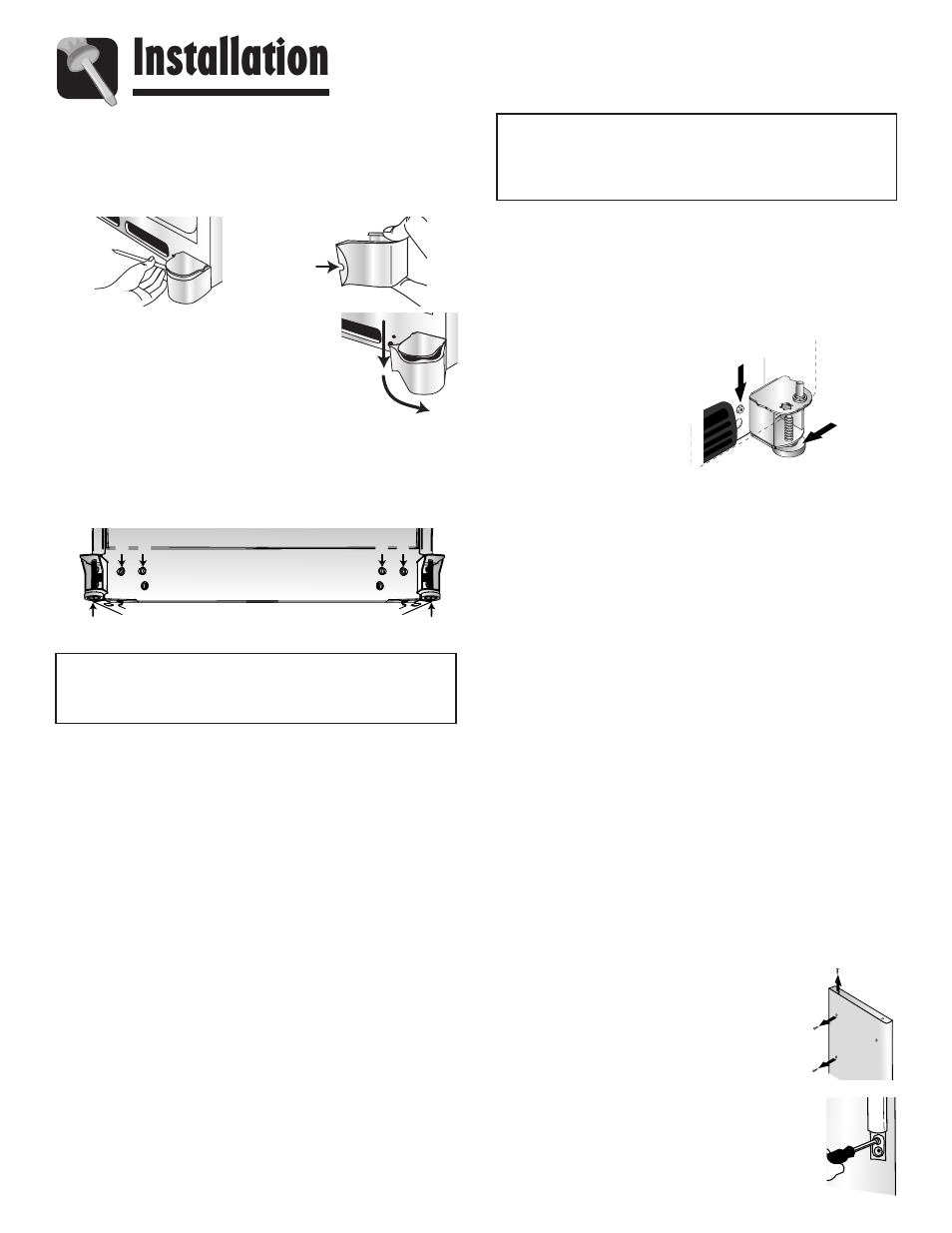 Installation, Handles | Maytag G32026PExx User Manual | Page 5 / 22