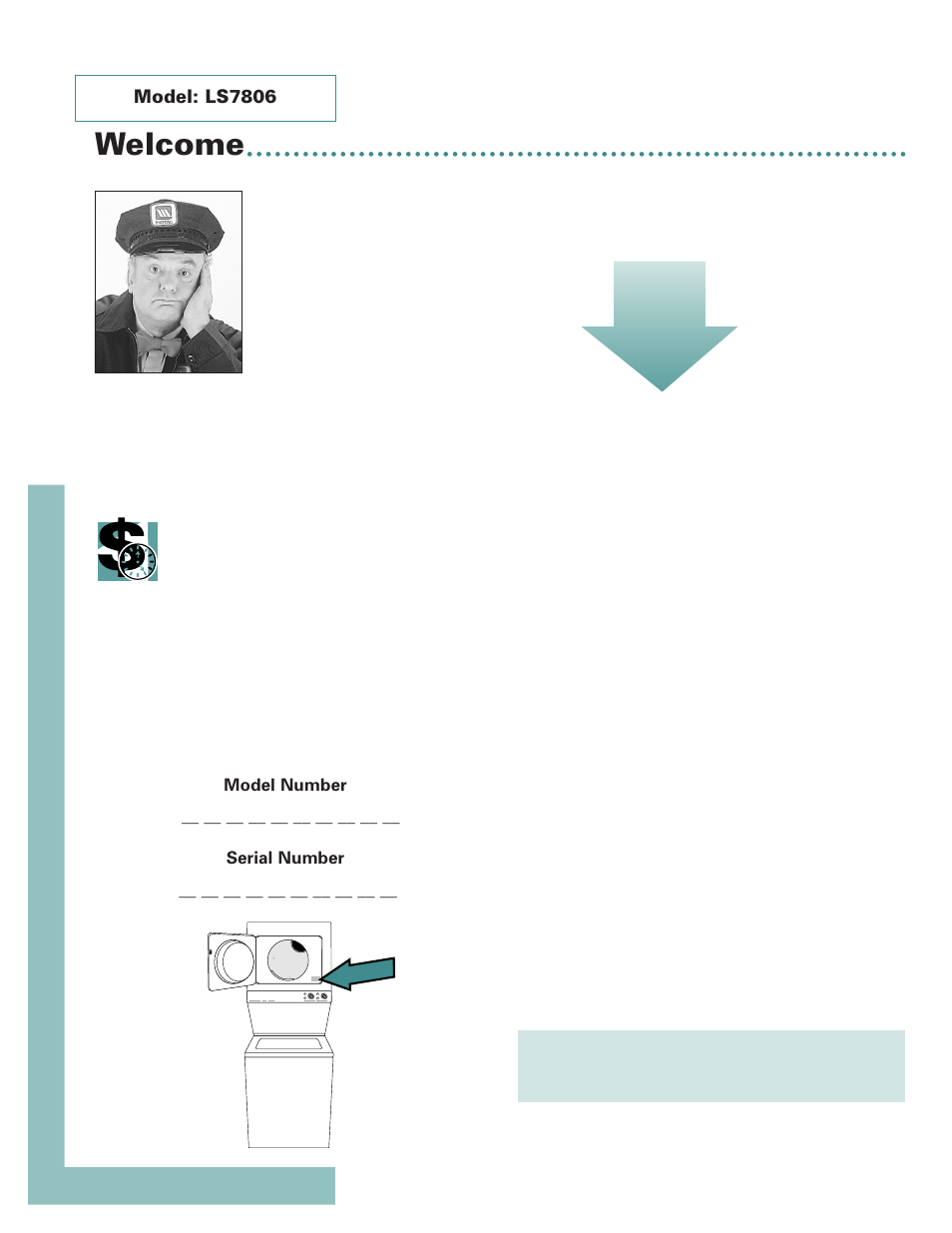 Welcome | Maytag Stacked Laundry User Manual | Page 2 / 16