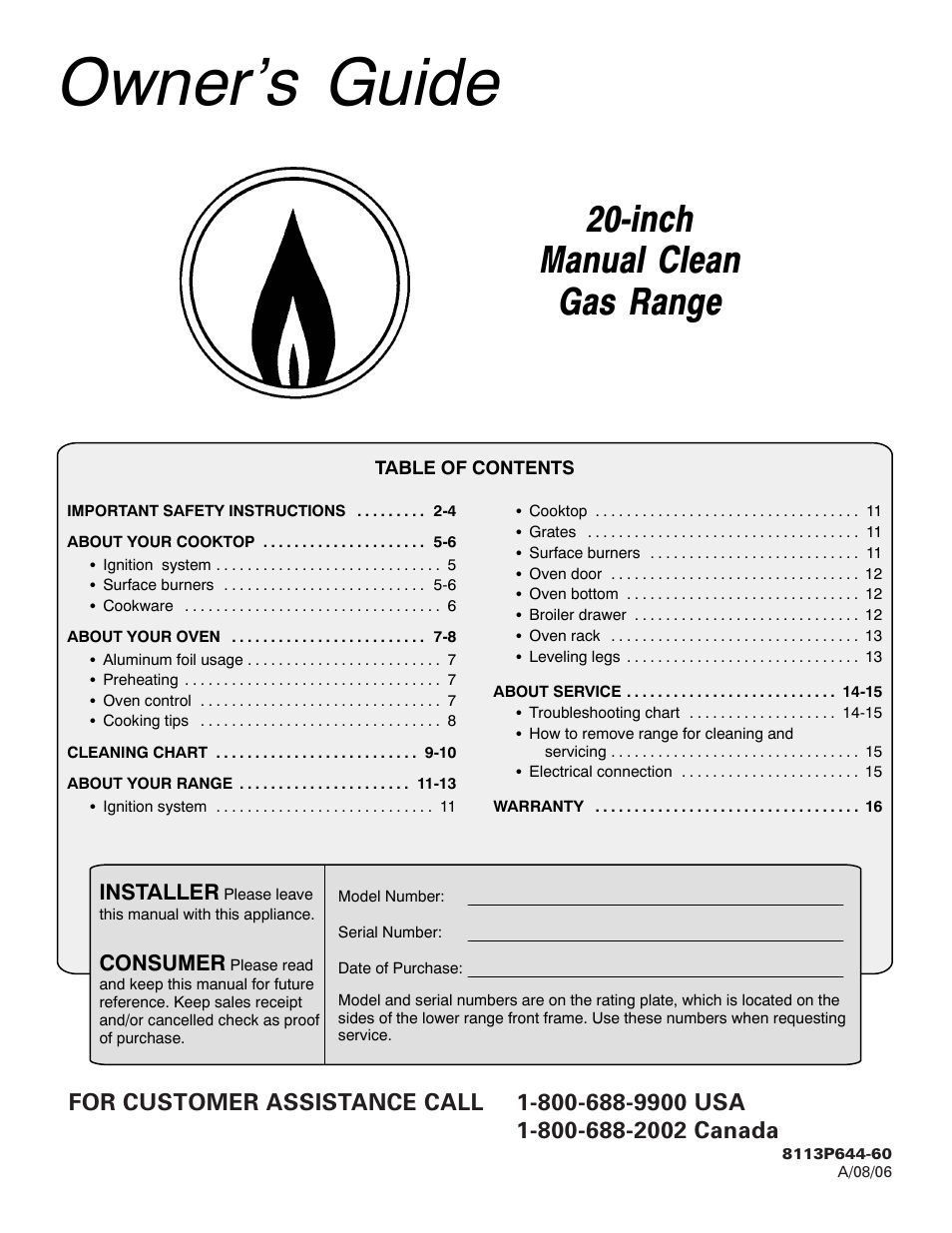 Maytag 8113P644-60 User Manual | 16 pages