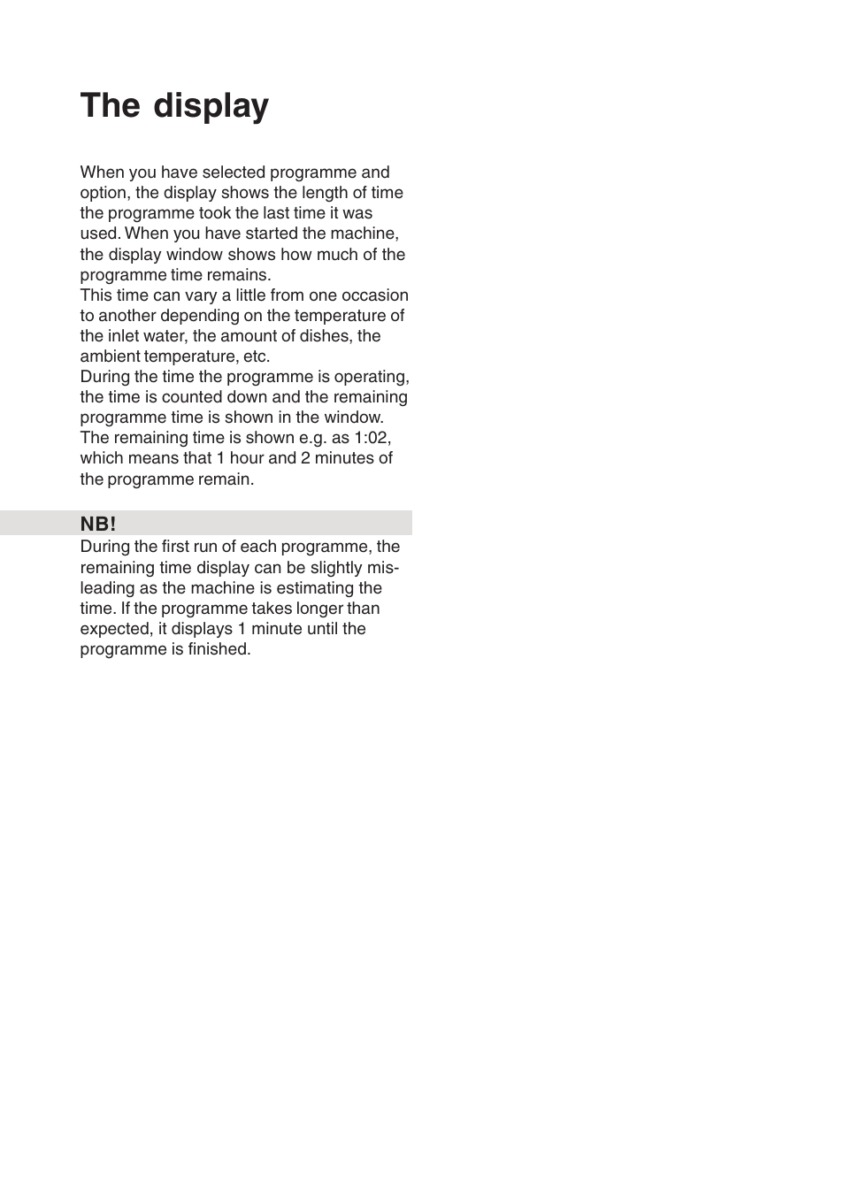 The display | Maytag 860S User Manual | Page 20 / 40