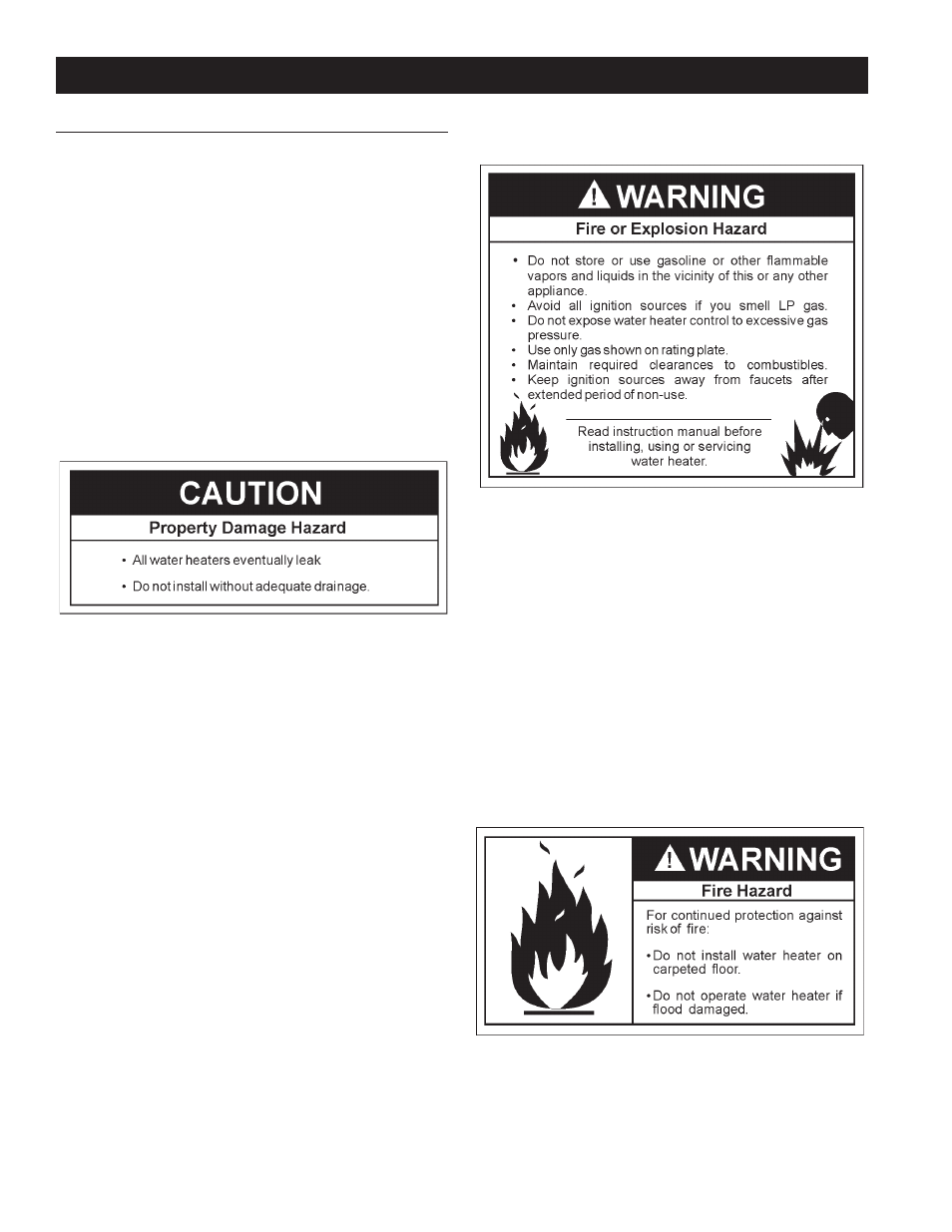 Locating the new water heater, Facts to consider about the location | Maytag C3 User Manual | Page 10 / 32