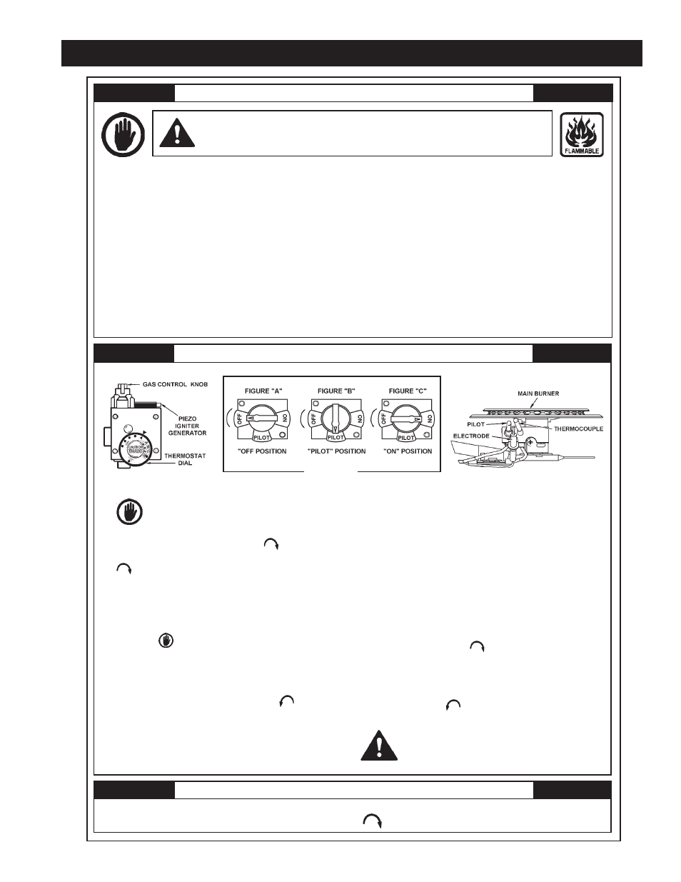 Operating instructions, For your safety read before lighting, Lighting instructions | Warning | Maytag C3 User Manual | Page 19 / 32