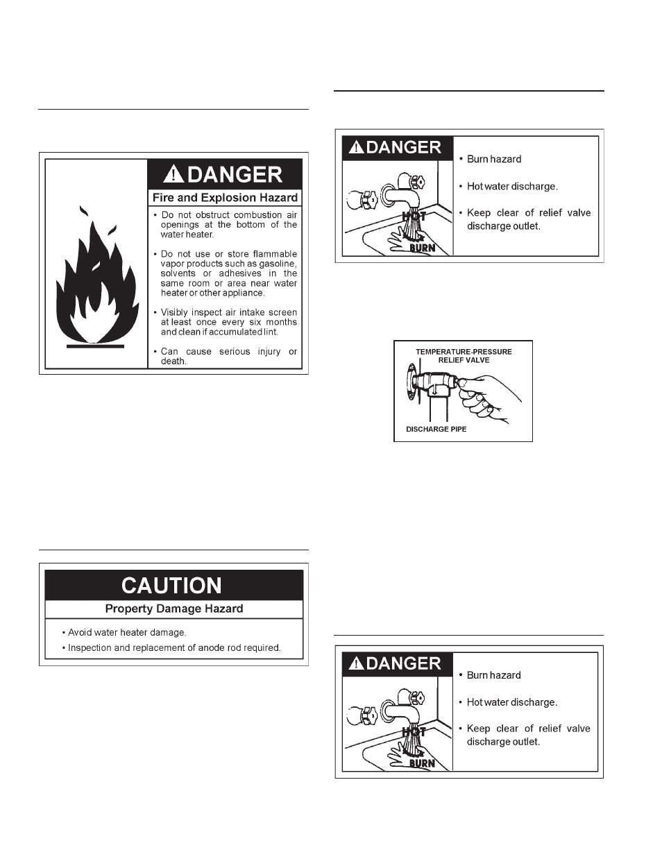 Housekeeping, Anode rod inspection, Temperature-pressure relief valve operation | Draining | Maytag C3 User Manual | Page 22 / 32