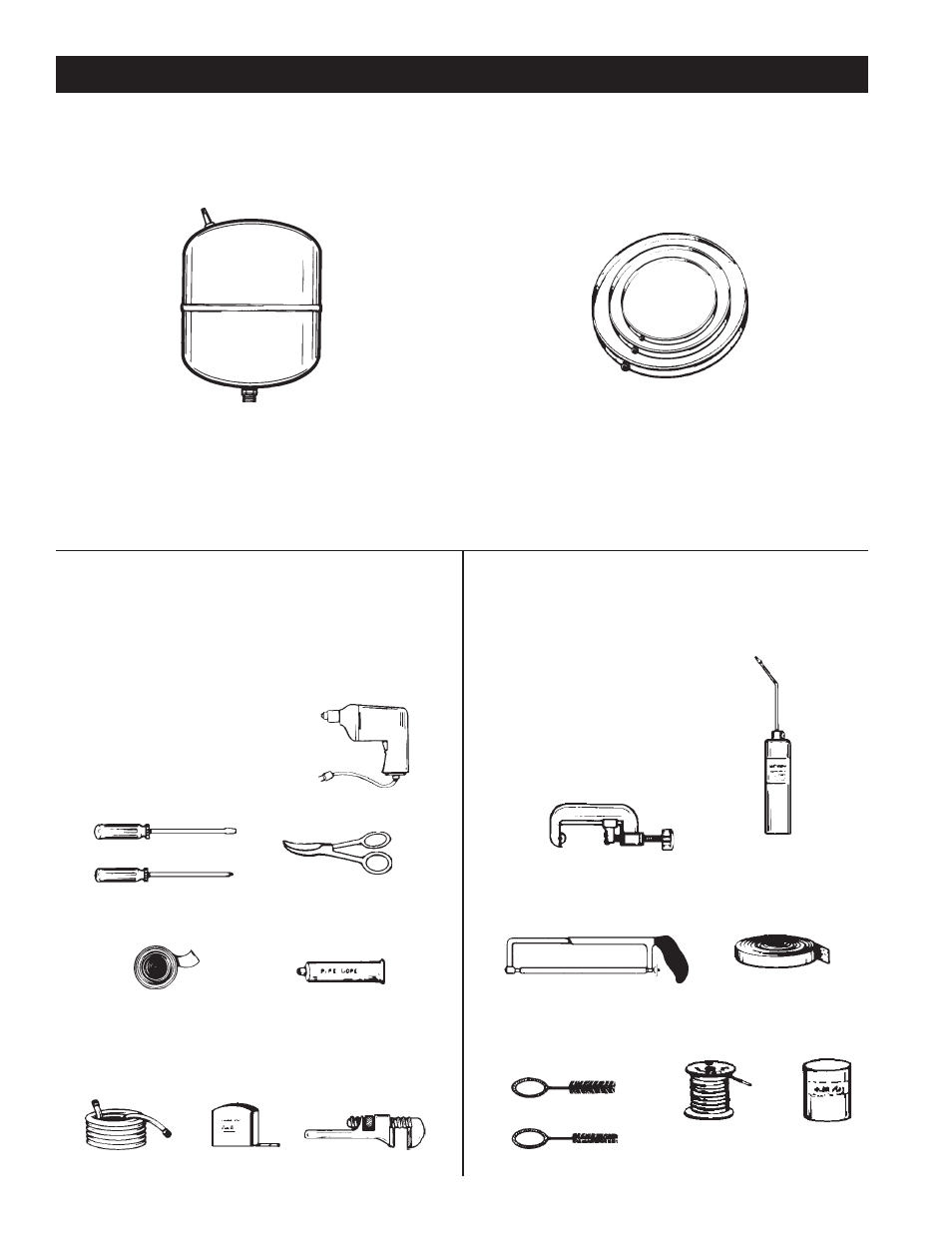 Accessories and tools needed, Accessories, Tools | Additional tools needed when sweat soldering | Maytag C3 User Manual | Page 6 / 32