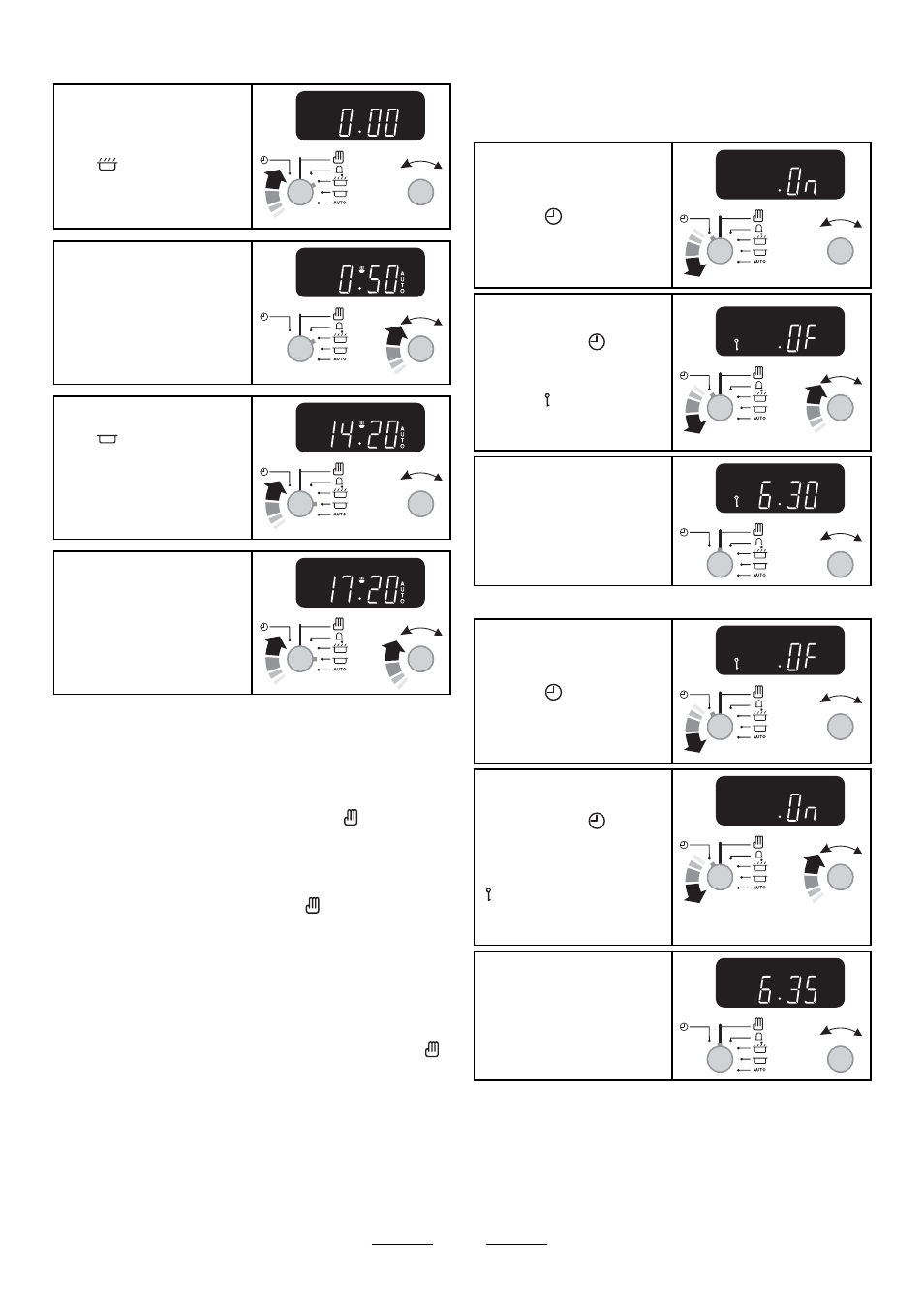 Clock special features - key lock | Maytag 110 User Manual | Page 10 / 36