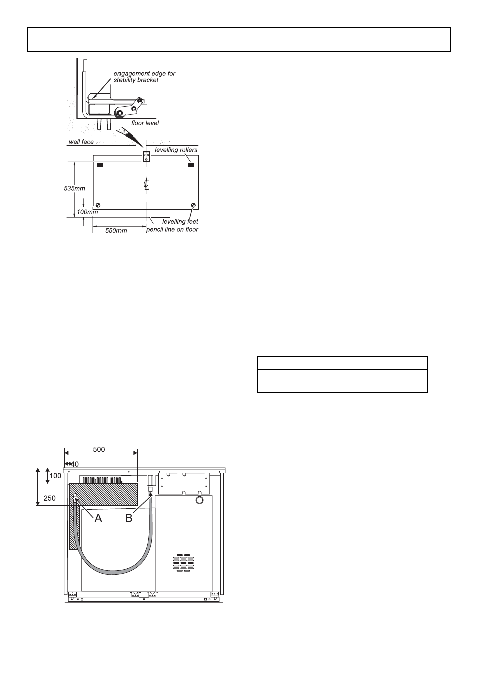 Gas connection, Pressure testing, Electrical connection | Maytag 110 User Manual | Page 27 / 36