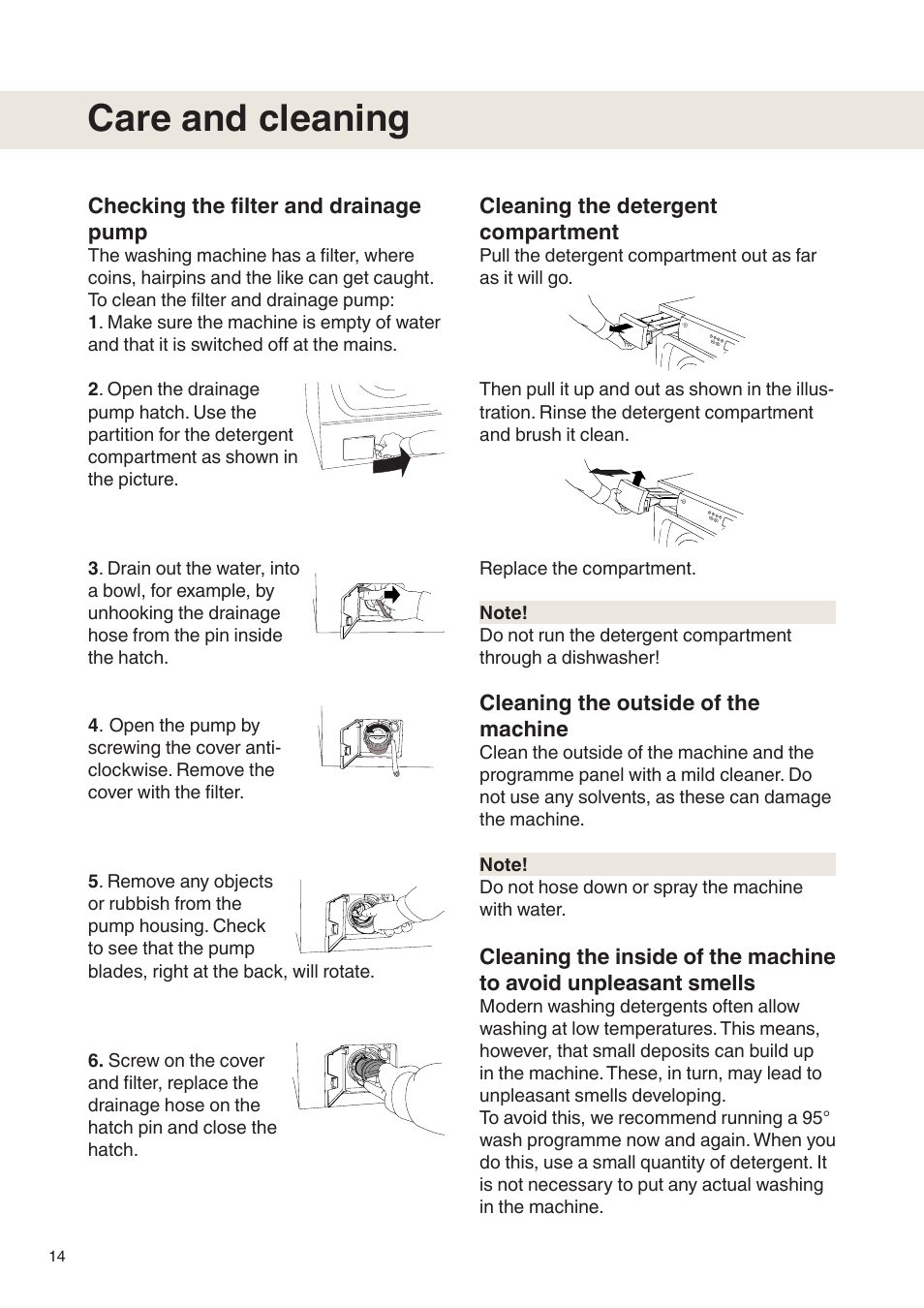Care and cleaning | Maytag MAF9501 User Manual | Page 14 / 24