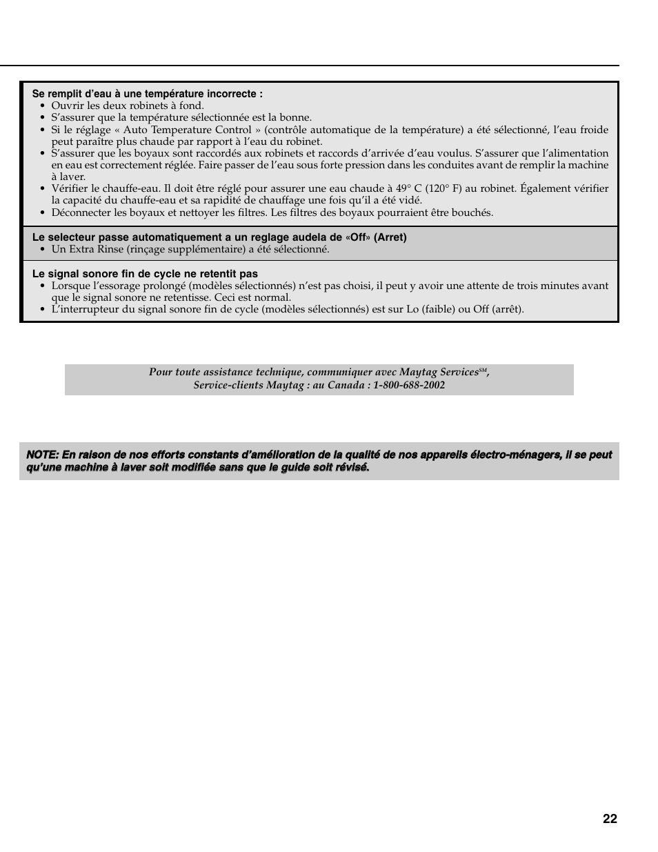 Maytag MAV-35 User Manual | Page 23 / 36