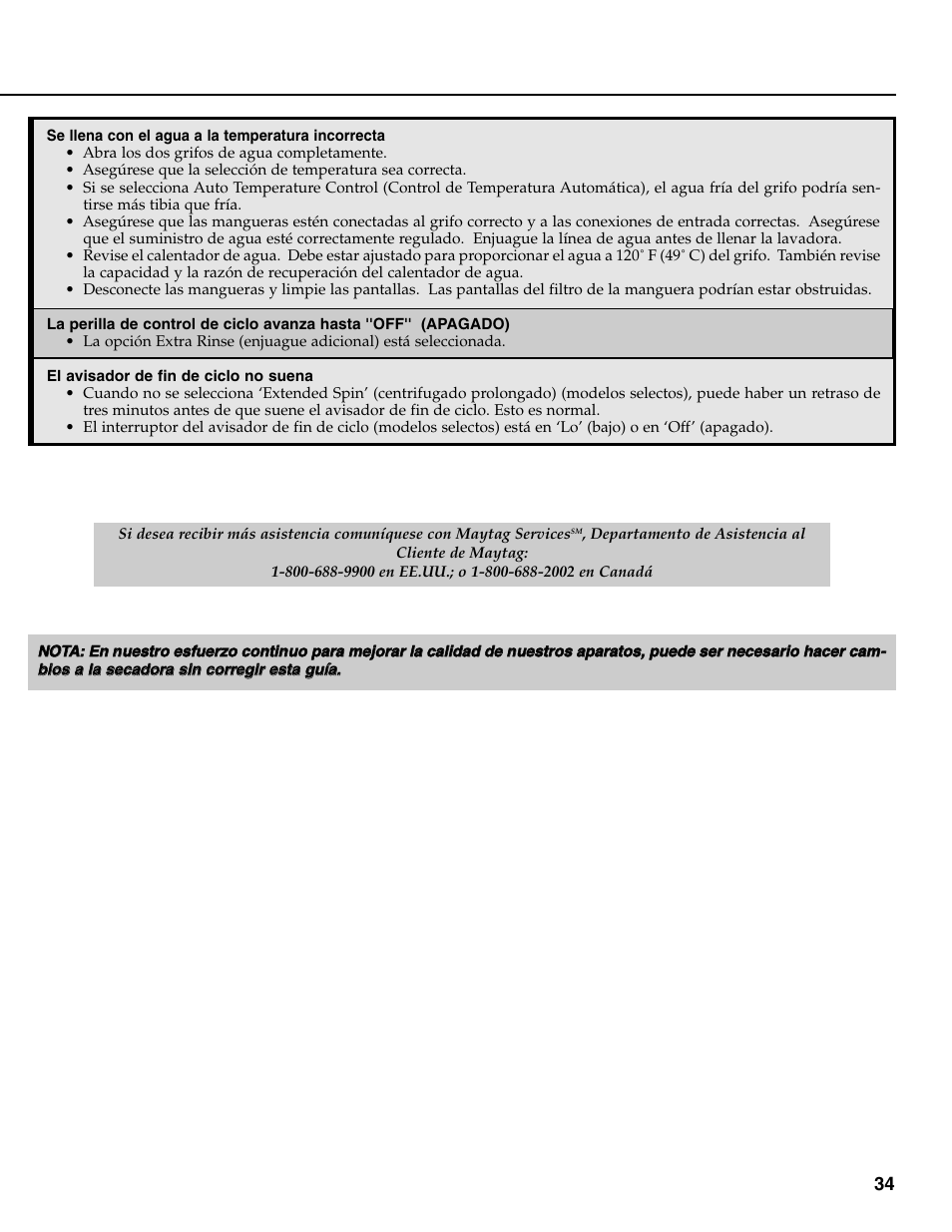 Maytag MAV-35 User Manual | Page 35 / 36