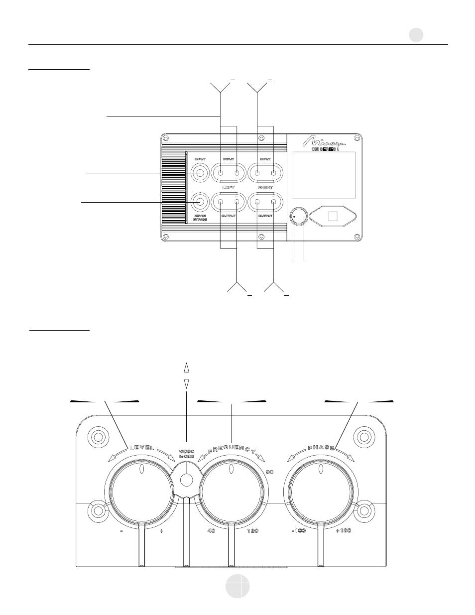 Diagrams, Diagram 3 diagram 4 | Mirage Loudspeakers OM-200 User Manual | Page 39 / 40