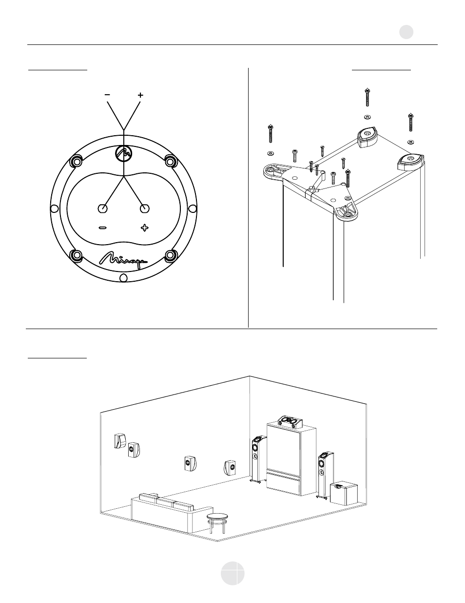 Diagrams | Mirage Loudspeakers OMNI CC User Manual | Page 29 / 31