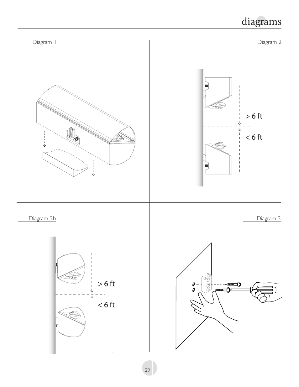 Diagrams | Mirage Loudspeakers OMNIPOLAR OMD-C1 User Manual | Page 30 / 34